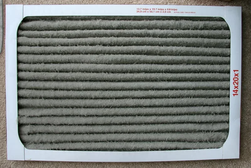 dehumidifier filter cleaning