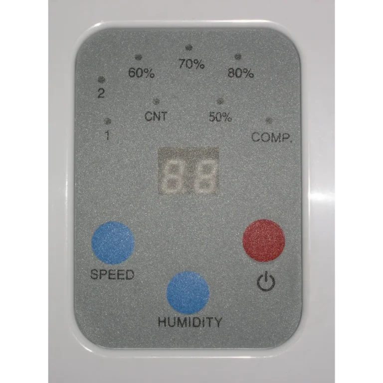 dehumidifier front panel close-up