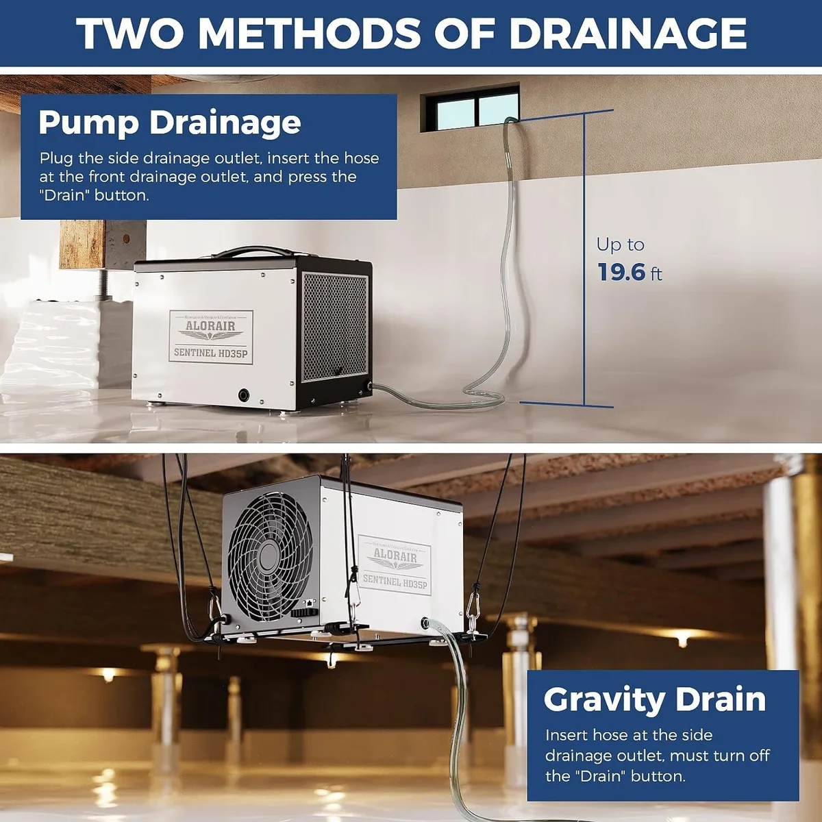 dehumidifier hose kinking