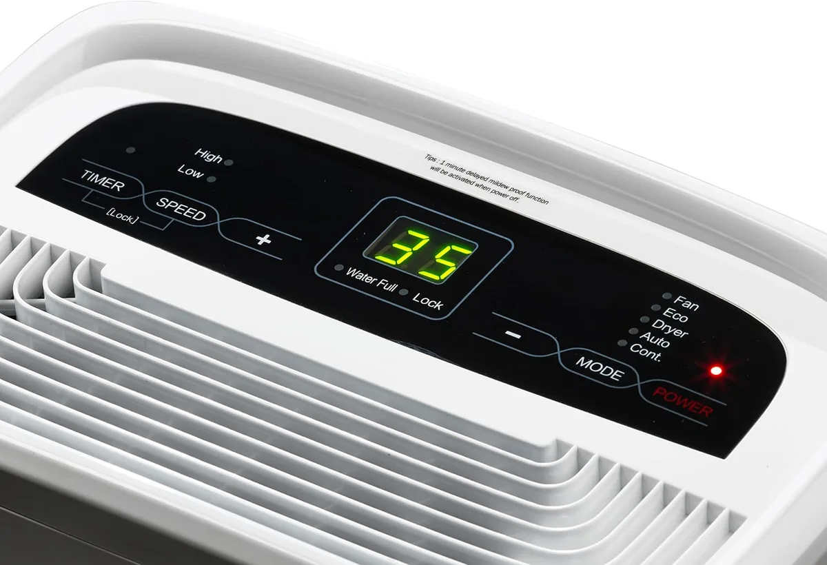 dehumidifier humidity setpoint