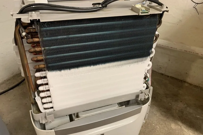 dehumidifier ice buildup