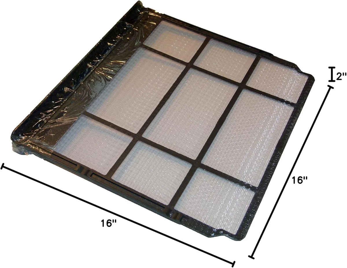 dirty dehumidifier air filter