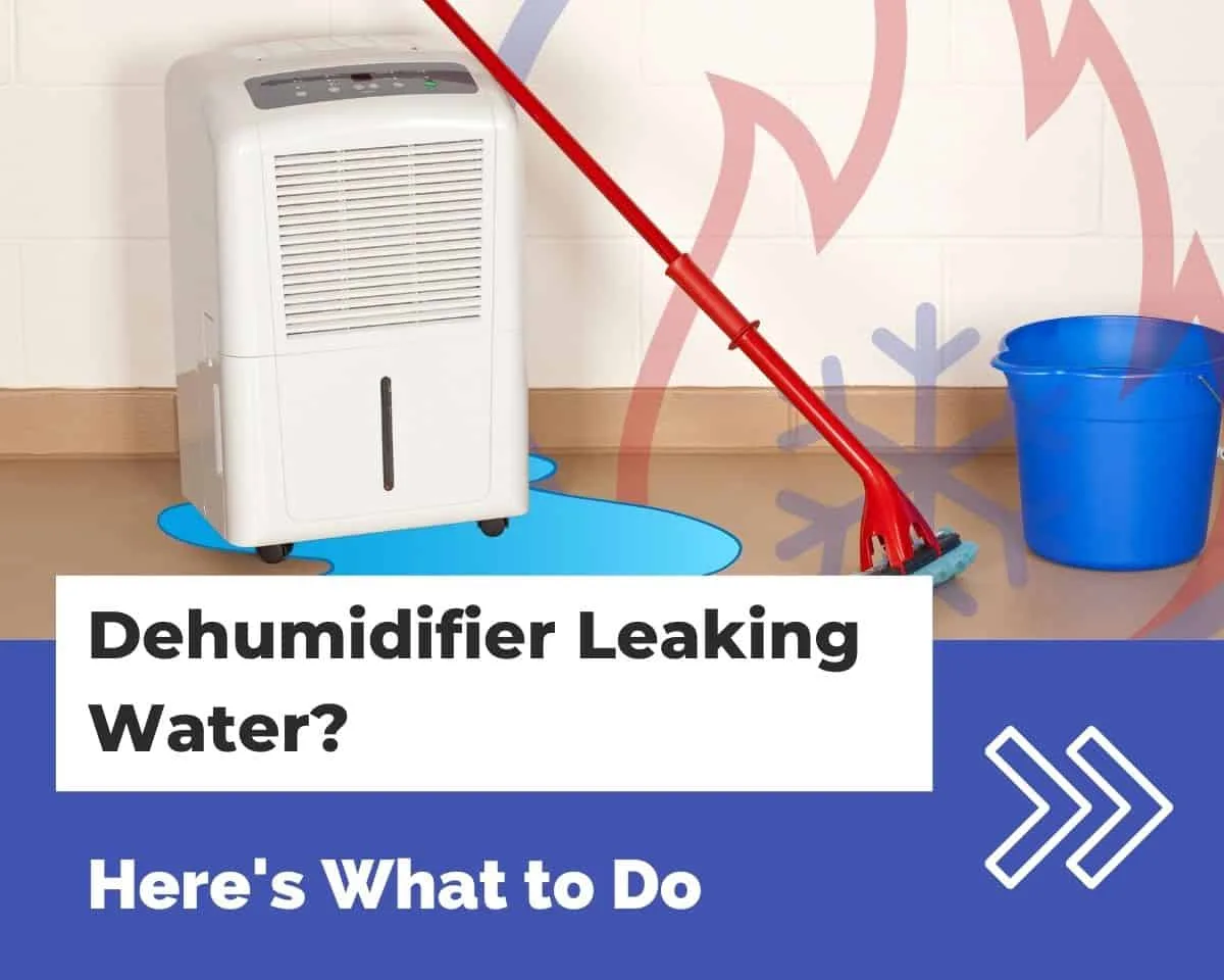 GE dehumidifier leaking water