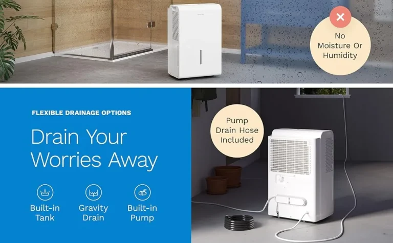 hOmeLabs dehumidifier leaking water