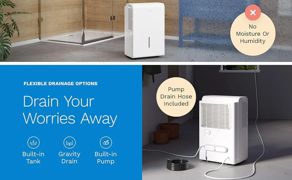 hOmeLabs dehumidifier leaking water