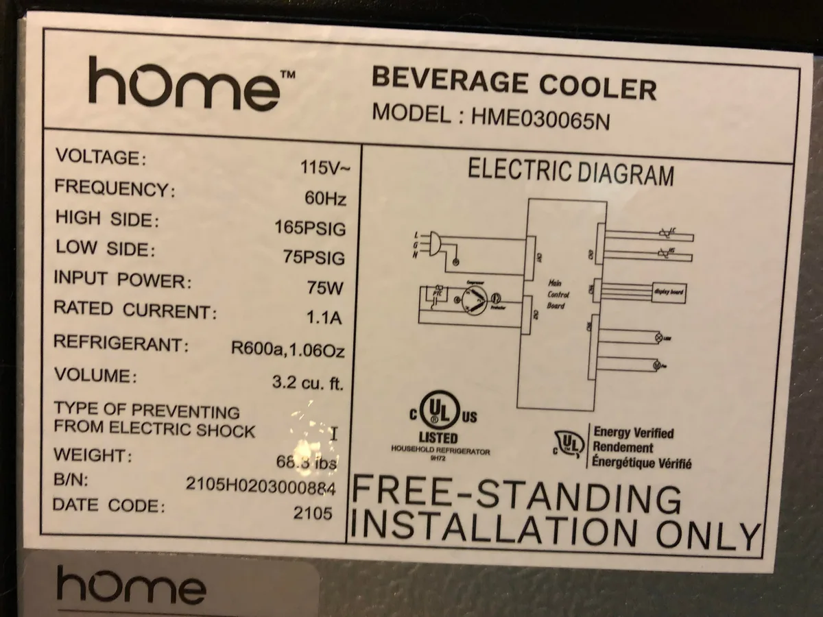 hOmeLabs HME020003N error codes
