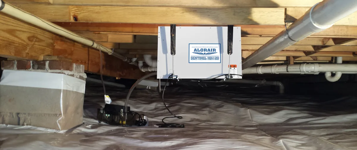 how long does it take to dry a crawl space