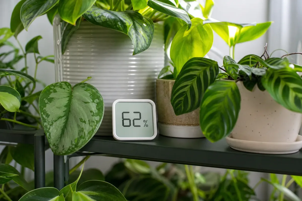 how to measure humidity for plants