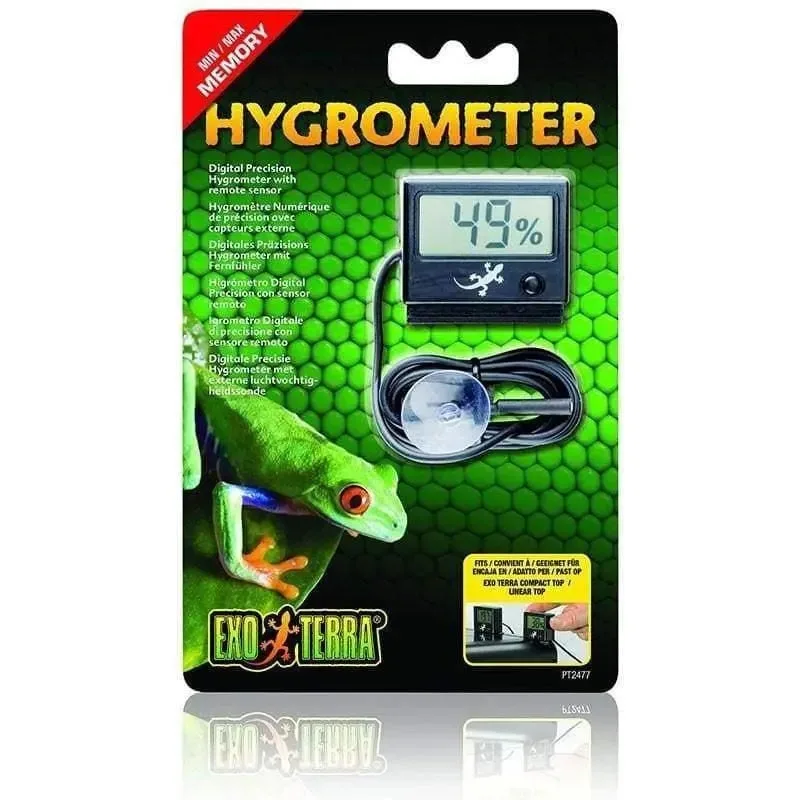 how to measure humidity in a reptile enclosure