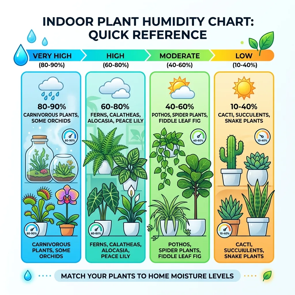 humidity range chart
