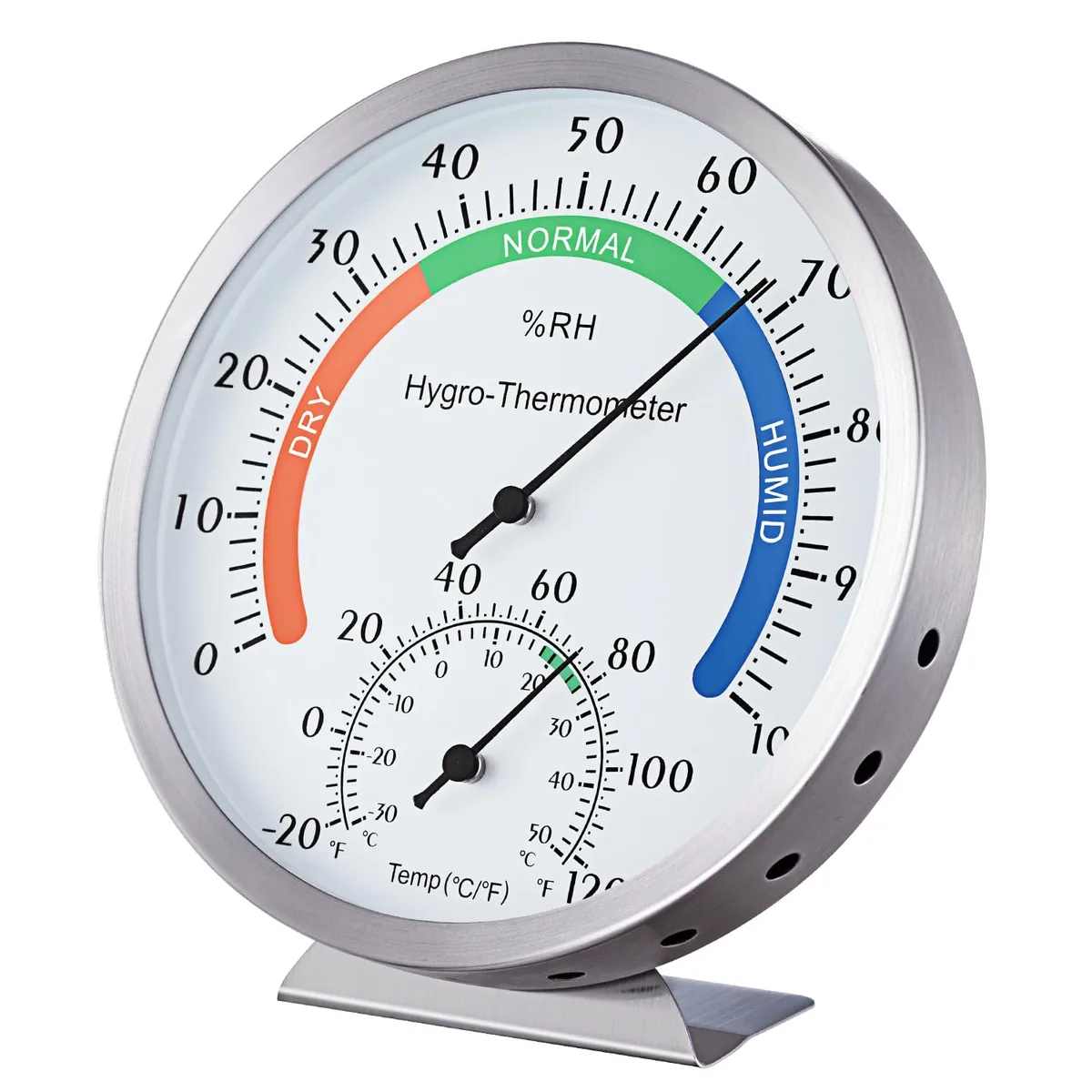 hygrometer on top of dehumidifier