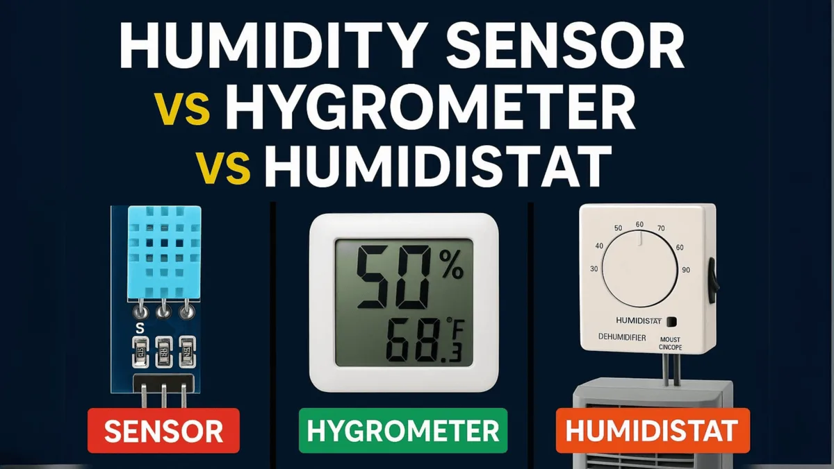 hygrometer vs humidistat