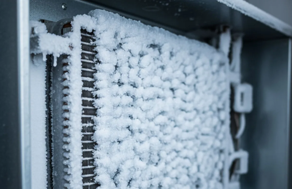 ice buildup on coils