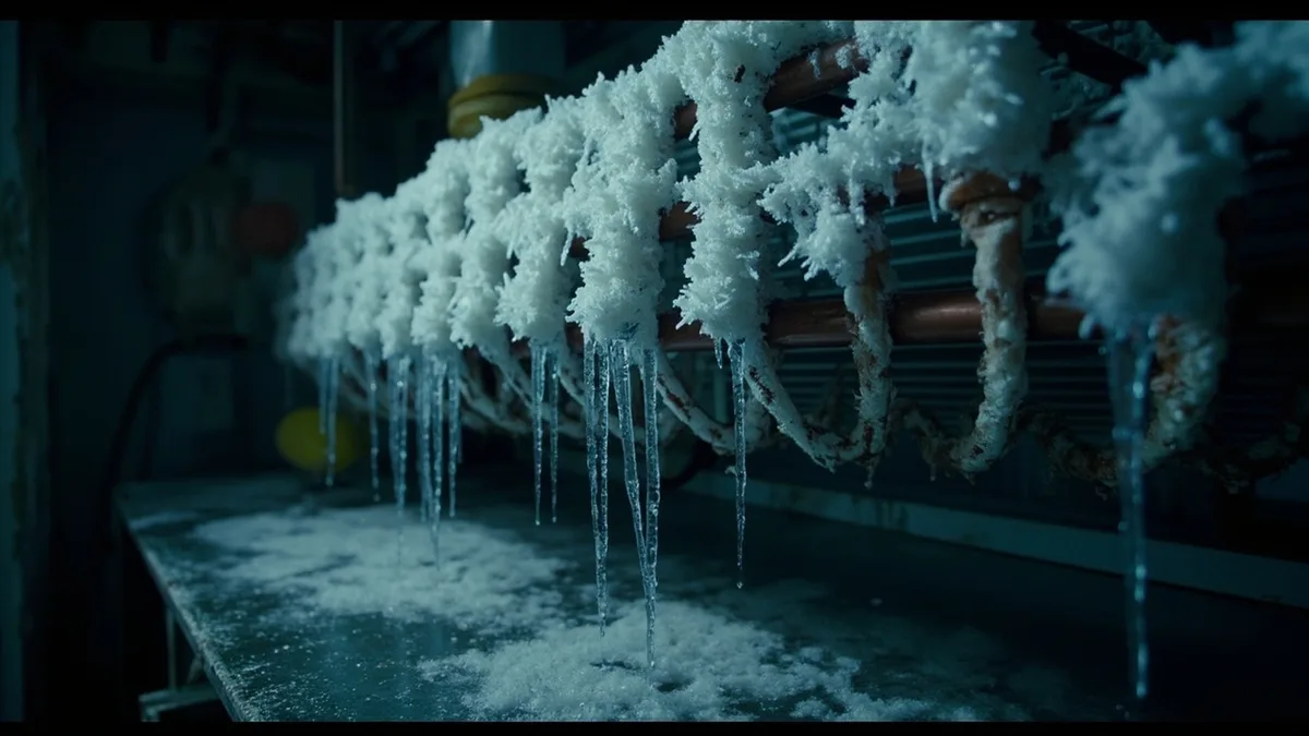 Keystone dehumidifier freezing up