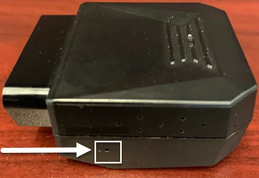 Keystone dehumidifier hidden reset pinhole