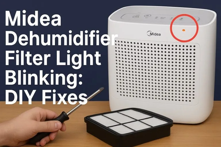 Midea dehumidifier control panel error code CL