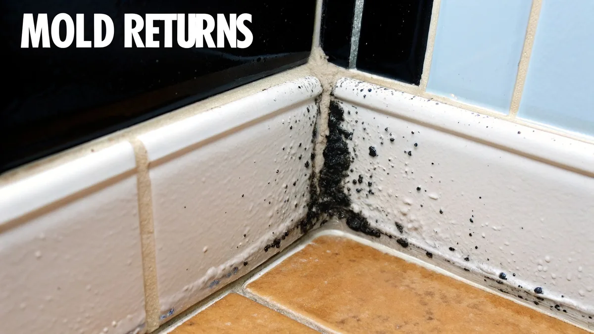 mold on bathroom caulk