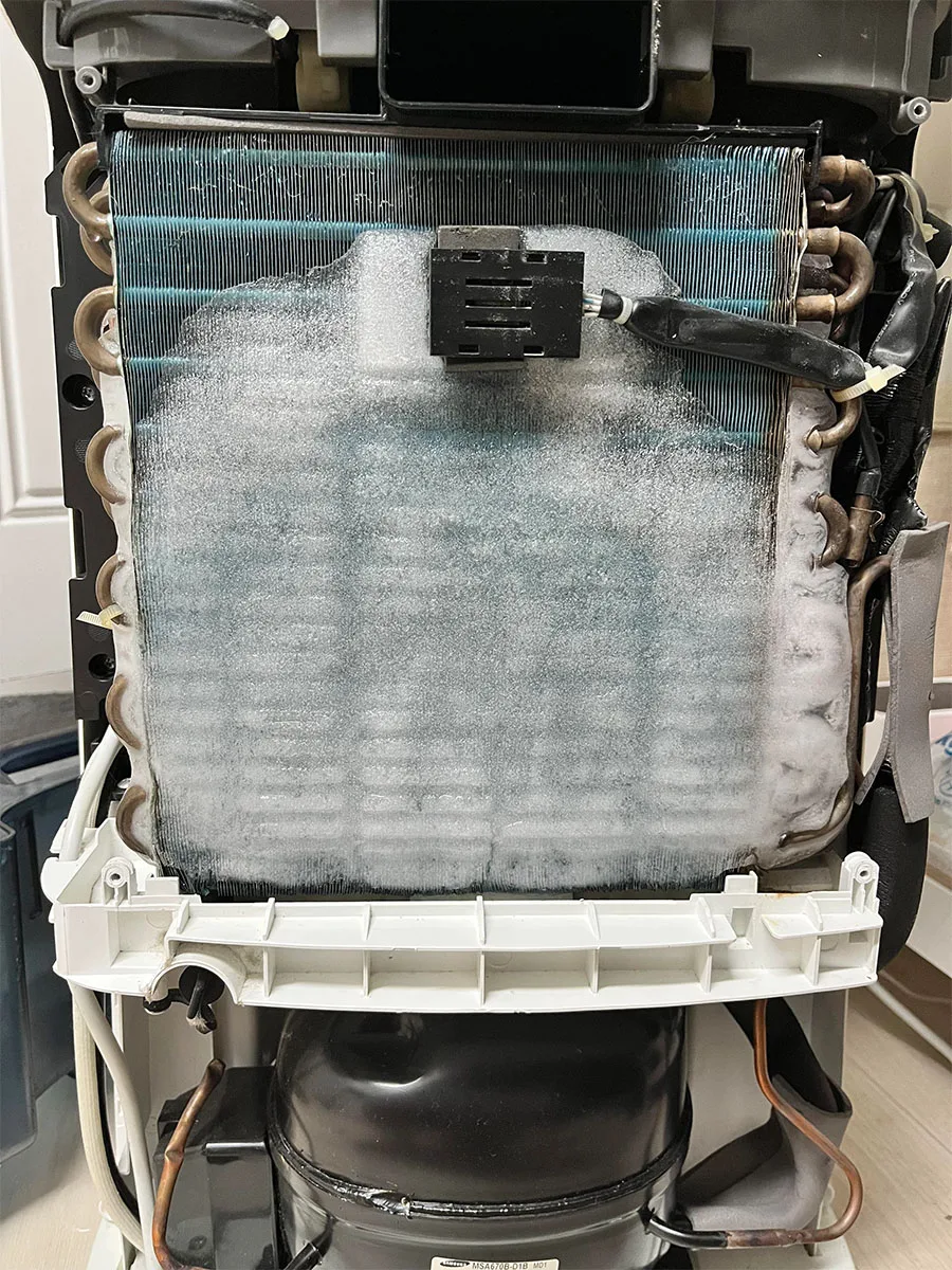 where does the water from a dehumidifier come from