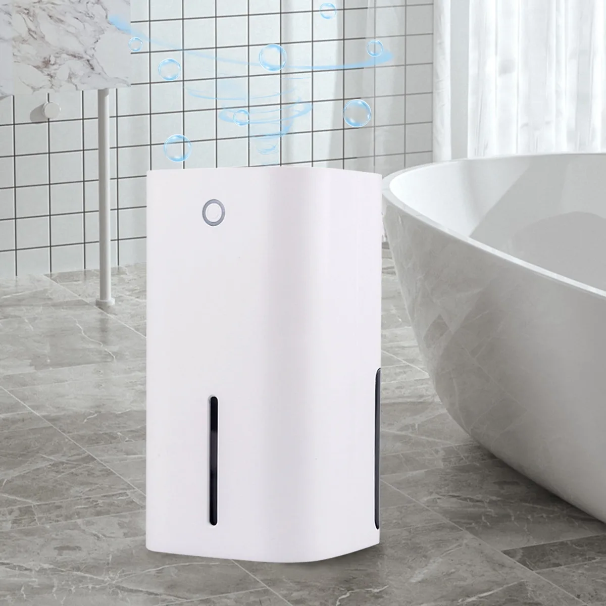 where should you put a dehumidifier in a bathroom