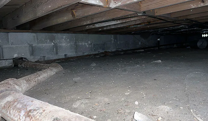 why is my crawl space still damp